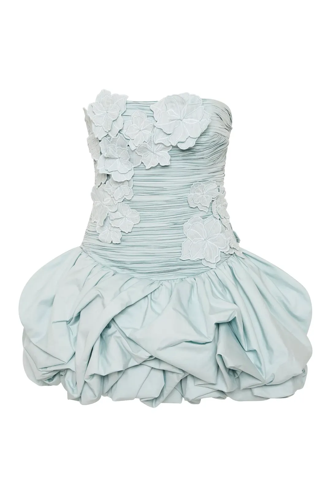 Aje Splendour Mini Dress Silver Blue Size 12 for rent on The Volte - main image