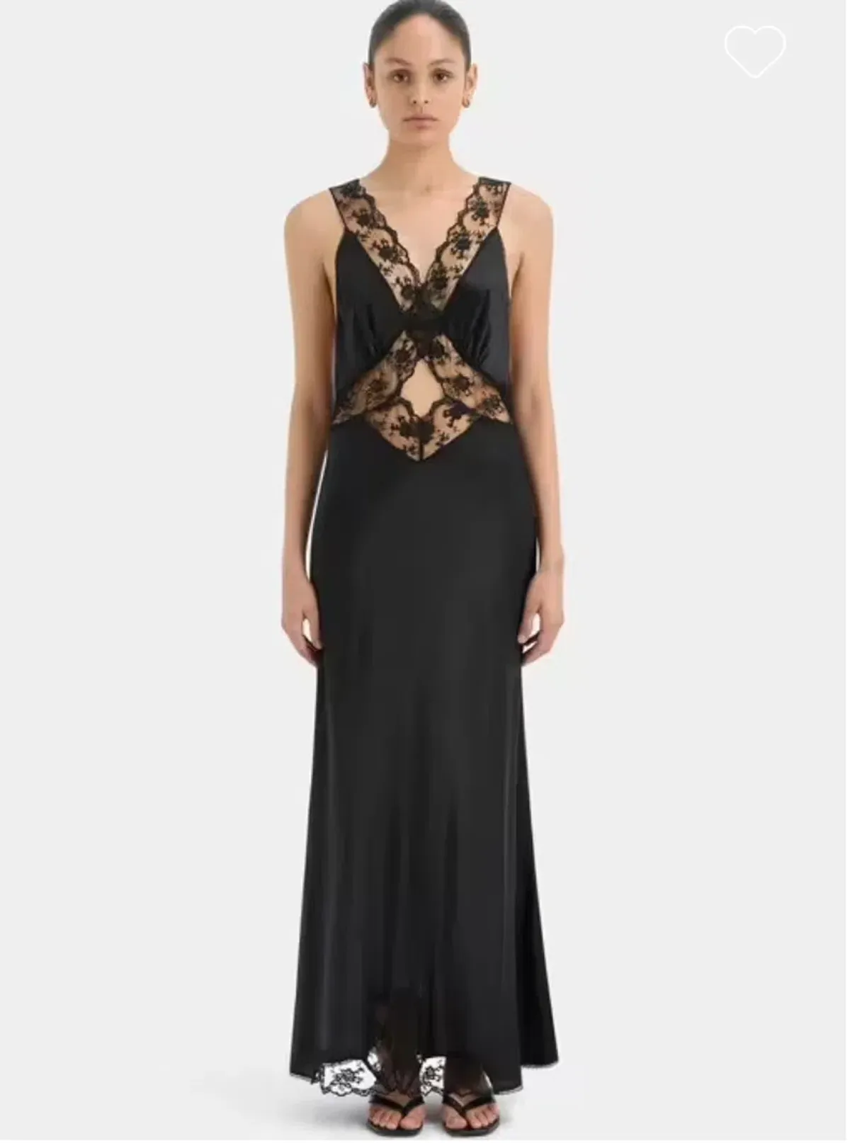Sir The Label Aires Cut Out Gown Black Size 2/Au 10 - Image 2