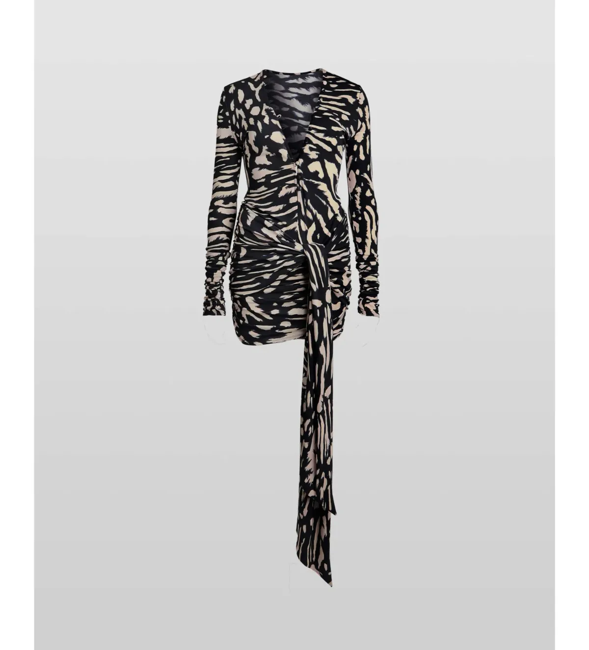 Rat & Boa Leontina Mini Dress Animal Print Size 6 - Image 3
