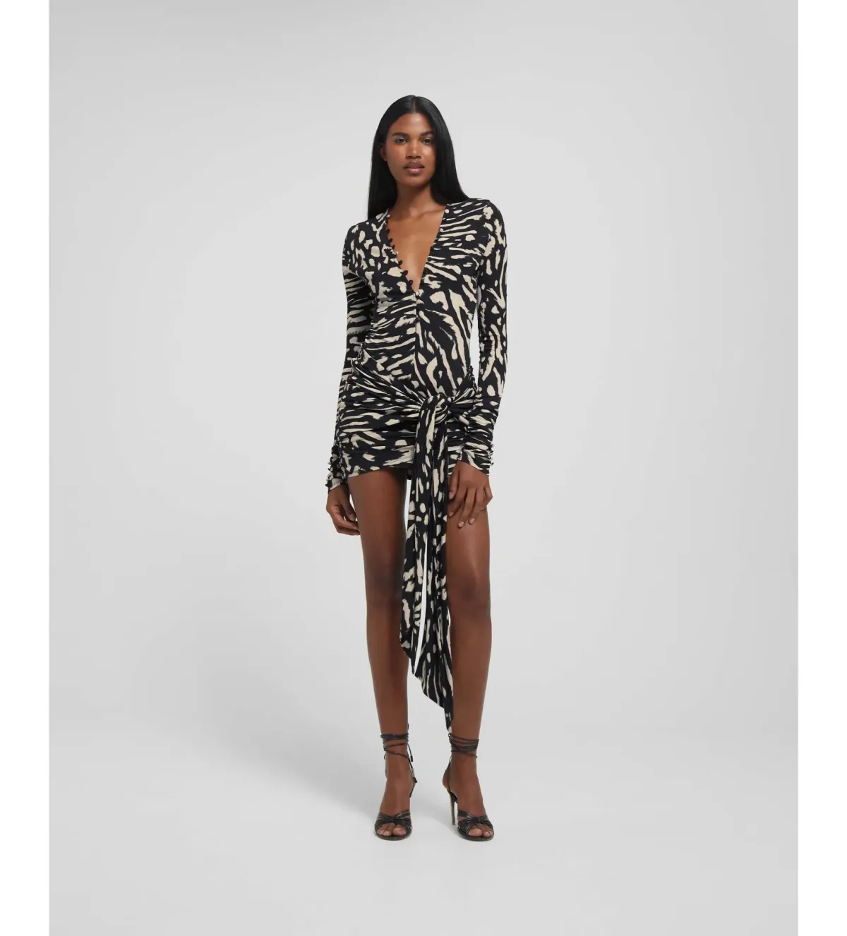 Rat & Boa Leontina Mini Dress Animal Print Size 6 - Image 1