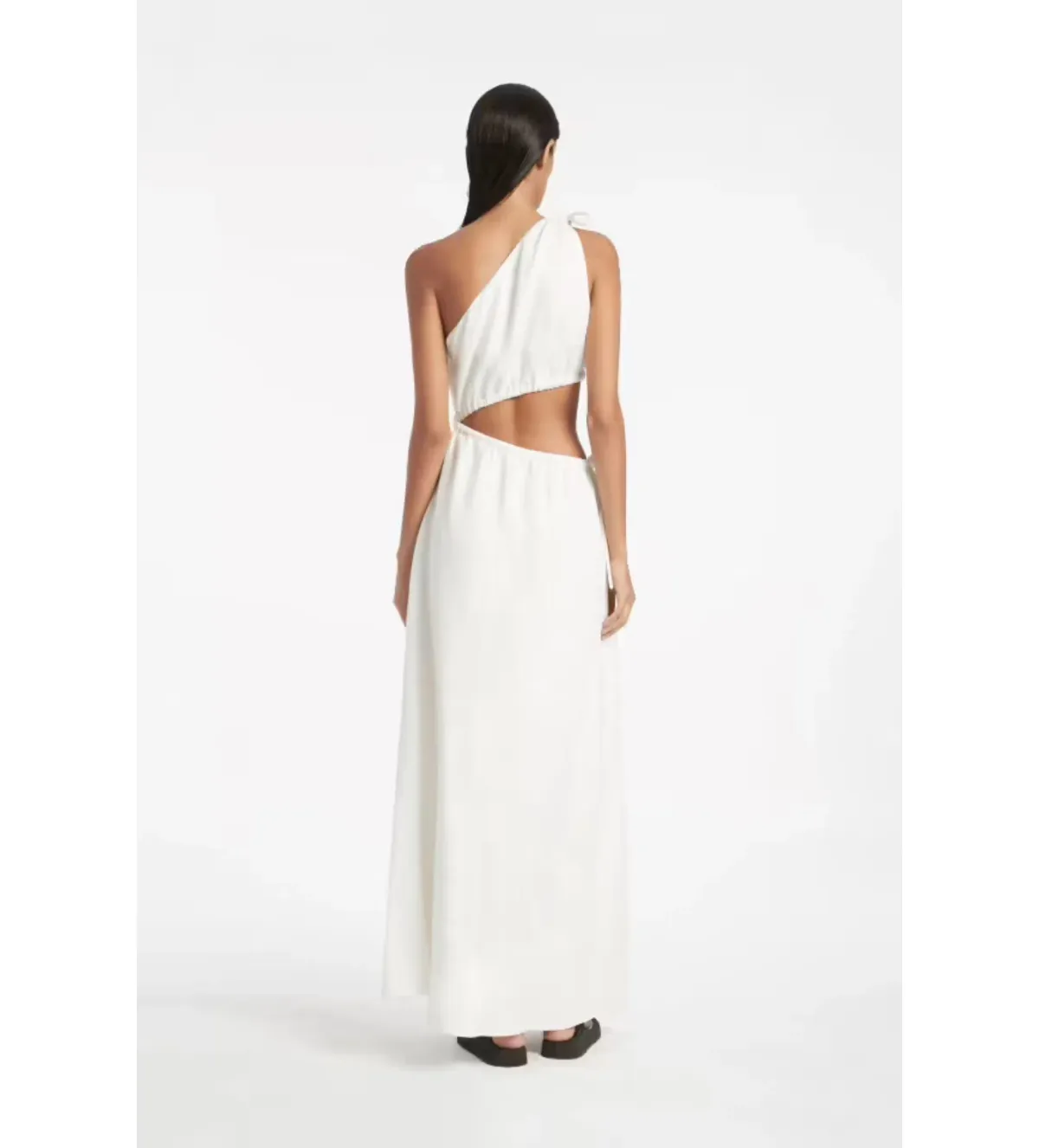 Sir The Label Blanche Asymmetrical Gown White Size 8 - Image 3