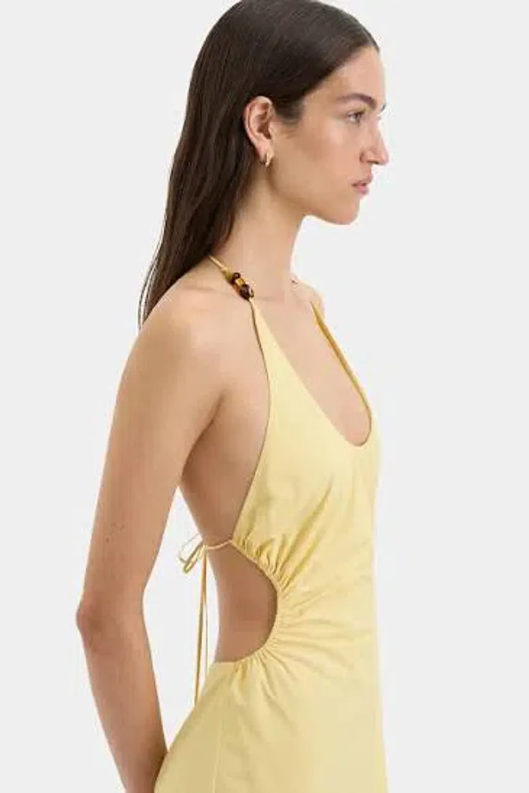 Sir the Lable Magnolia Beaded Midi Dress - Size 0 for rent on The Volte - main image