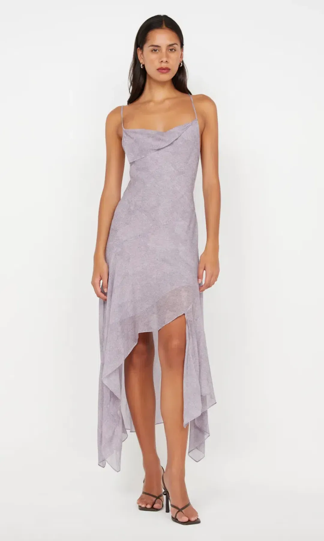 Bec + Bridge Tallis Asym Dress Lilac Size 12 for rent on The Volte - main image