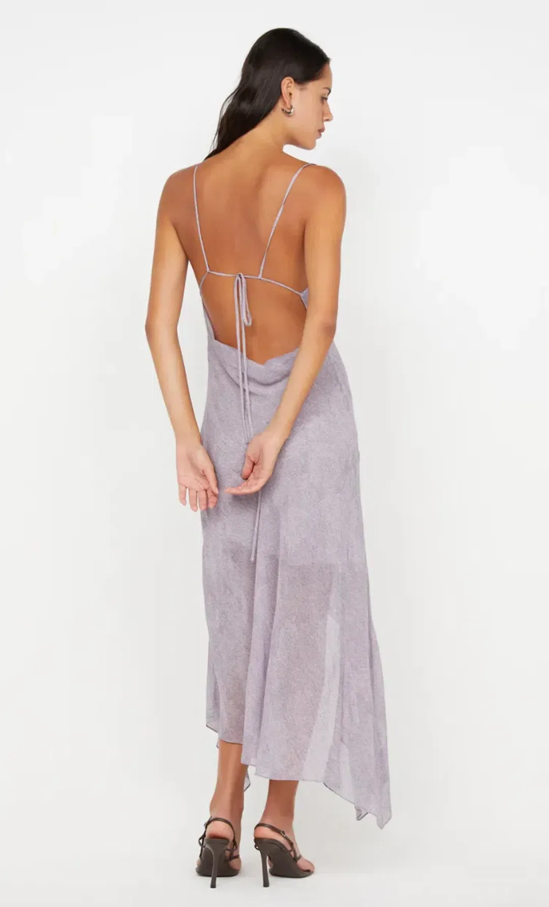Bec + Bridge Tallis Asym Dress Lilac Size 12 for rent on The Volte - main image