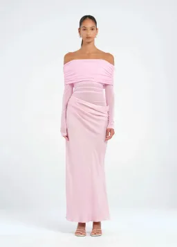 Yasmin Off-Shoulder Maxi Dress size 10 for rent on The Volte - image 1