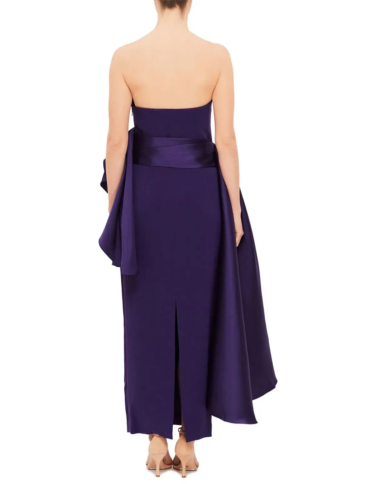Solace London Nala Midi Dress Purple Size Au 10 - Image 5