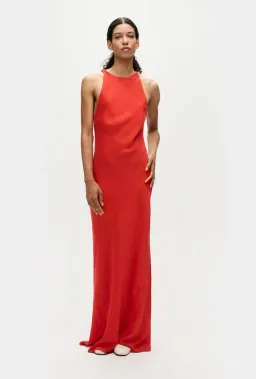 Silk Laundry HIGH LOW DRESS - Geranium - Size 8/S for rent on The Volte - image 1