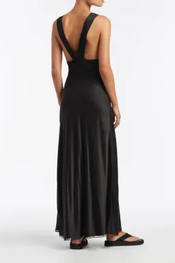 Sir the Label aries cut out gown black for rent on The Volte - image 3