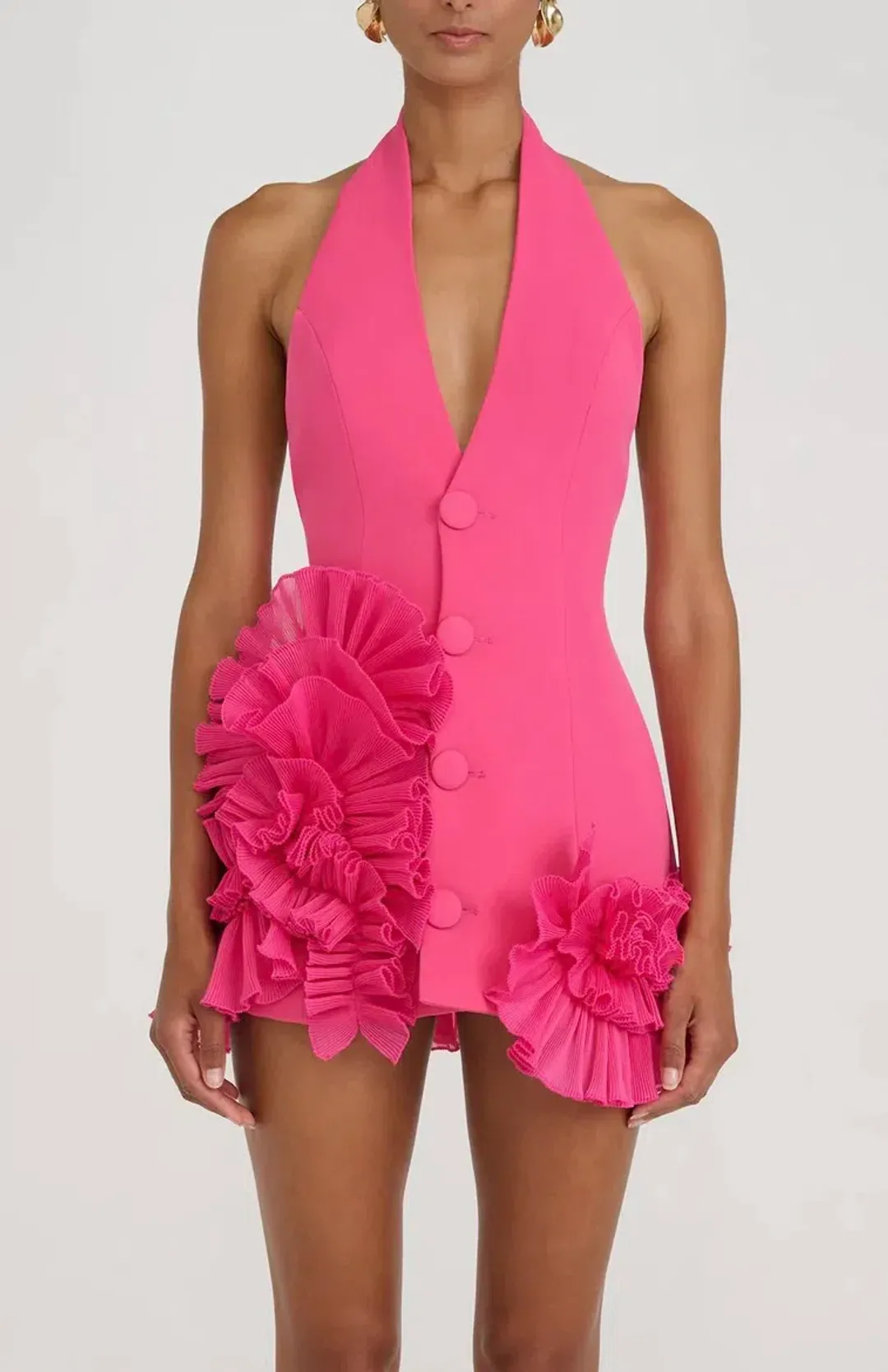 Eliya The Label Belinda Dress Magneta Size 10 for rent on The Volte - main image