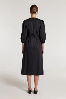 Perri Cutten Eloise Midi Dress Black Size AU 12 for rent on The Volte - image 4