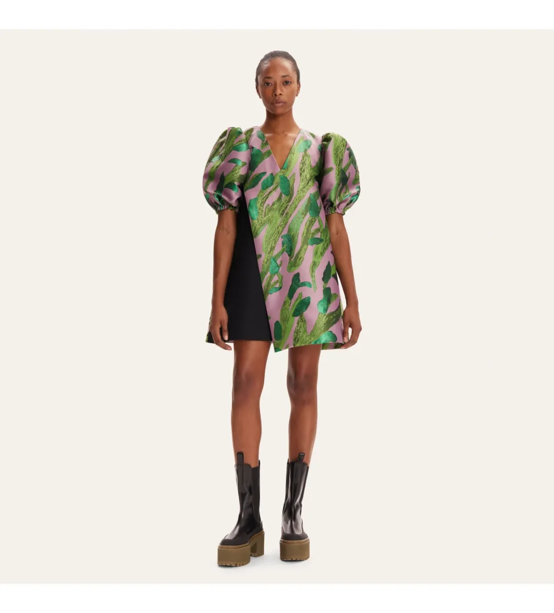 Stine Goya Brethel Jacquard Dress Size 6 for rent on The Volte - main image