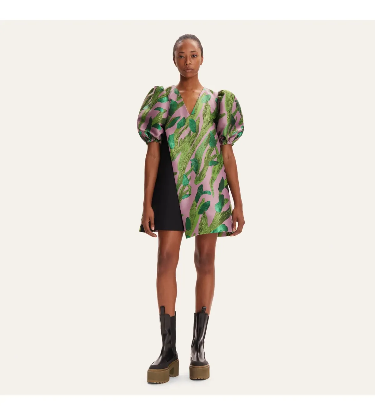Stine Goya Brethel Jacquard Dress Size 6 for rent on The Volte - main image