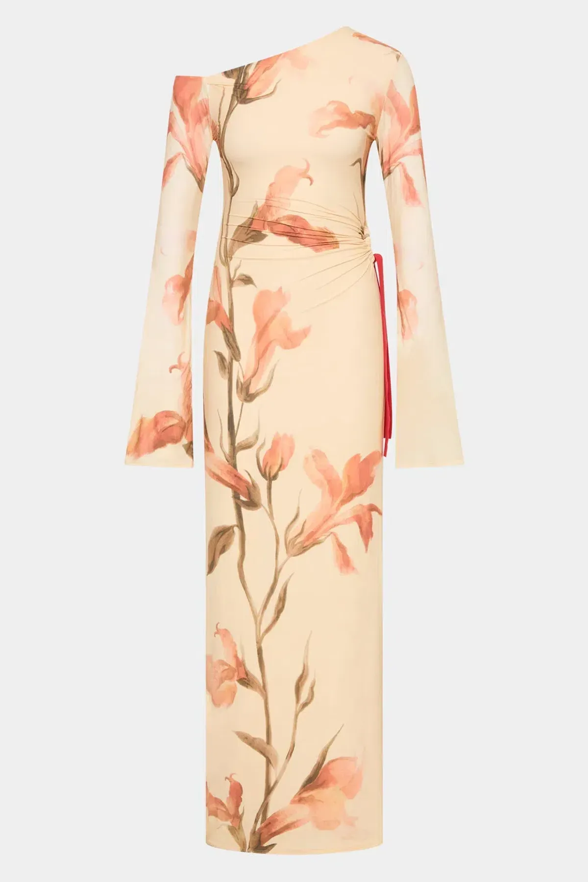 Sir The Label Hana Tie Maxi Dress Cream Size 10 - Image 6