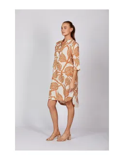 Adrift Lana Shift Midi Dress Print Size 14/L for rent on The Volte - image 4