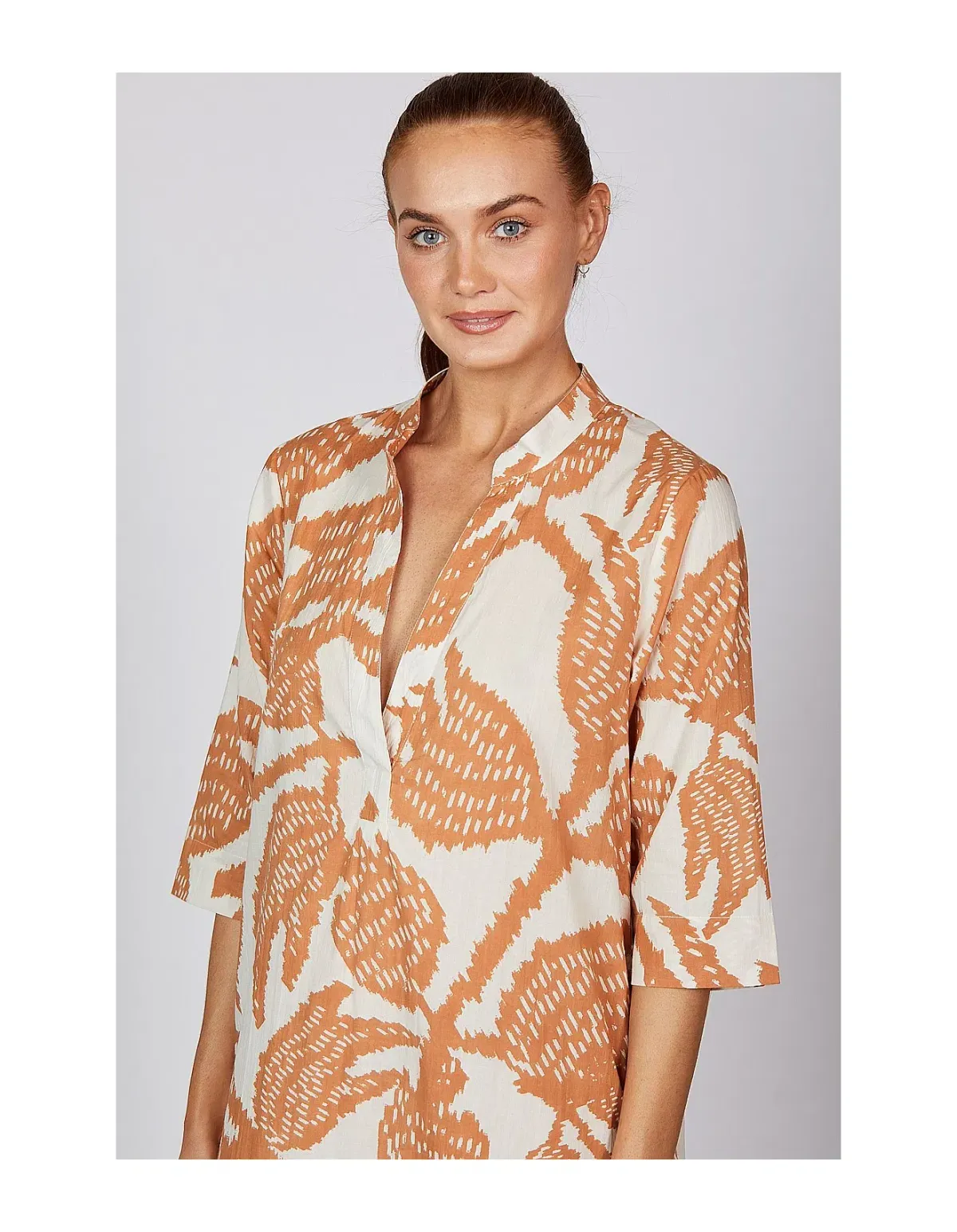 Adrift Lana Shift Midi Dress Print Size 14/L - Image 3