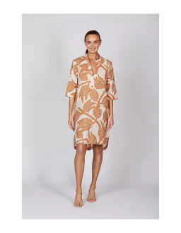 Adrift Lana Shift Midi Dress Print Size M / Size AU 12 for rent on The Volte - image 1