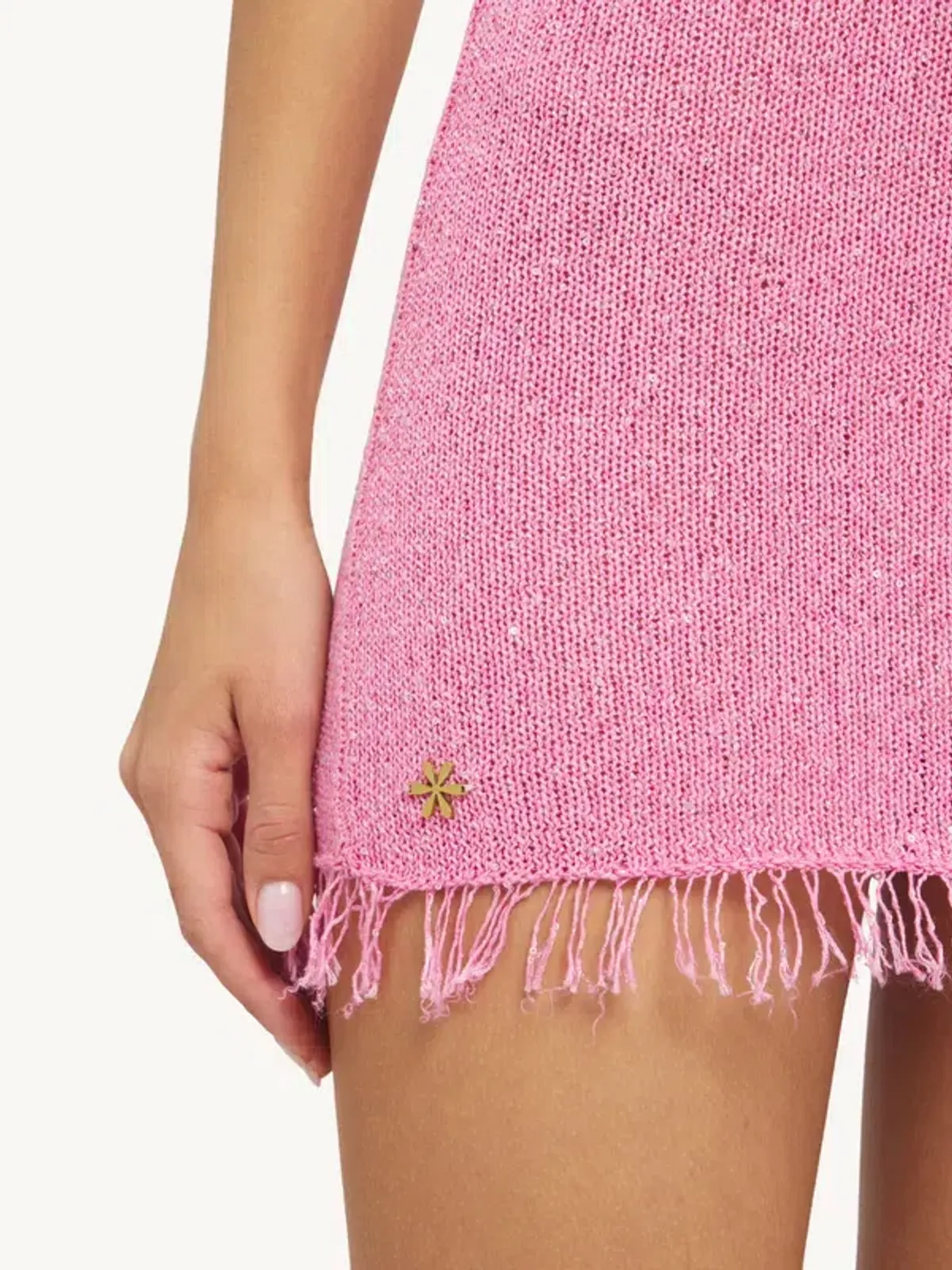 Asta Resort Natalia Mini Dress Azalea Sequin AU 8 - Image 5