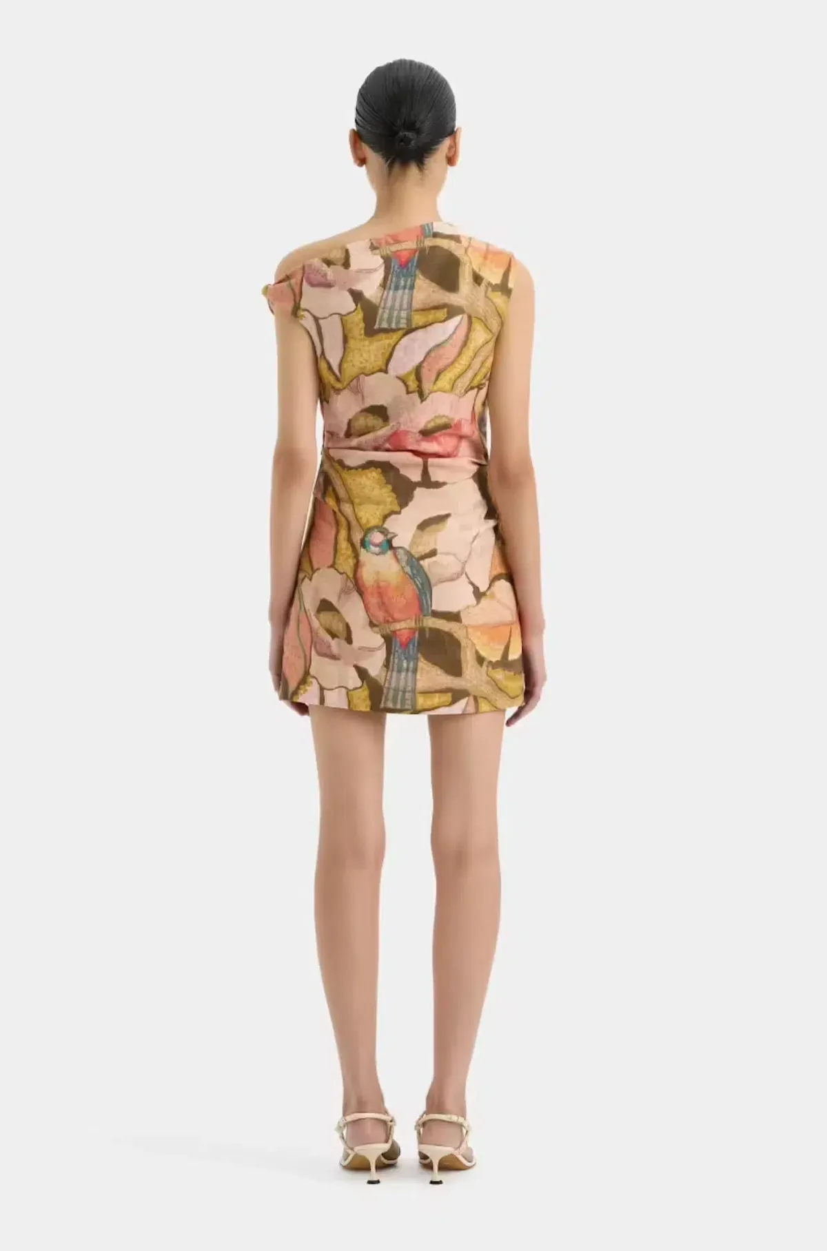 Sir the Label Talulah Knot Mini Dress Sanderling Floral Size 8 - Image 3