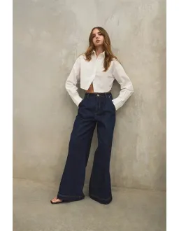 Aje Junee Tailored Denim Pants Size 10 for rent on The Volte - image 5