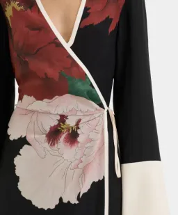 Sir The Label Florian Wrap Shirt Dress Floral Size 4/AU 14 for rent on The Volte - image 2