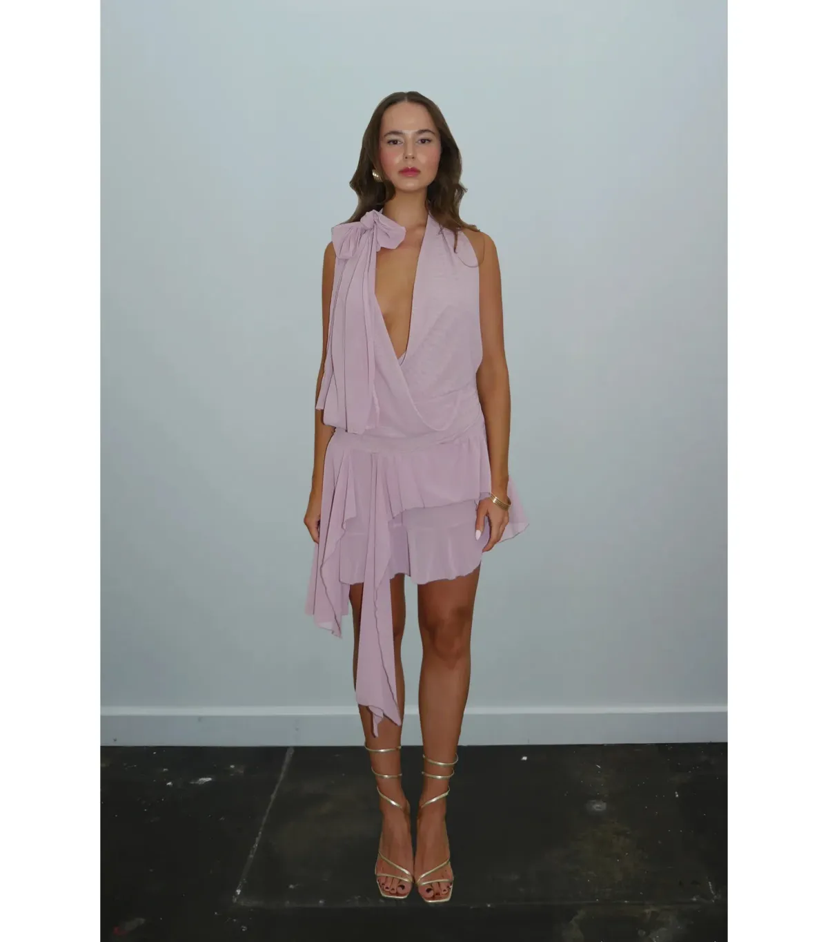 DŽO Louise Dress Dusty Pink Size XS / AU 6 - Image 1