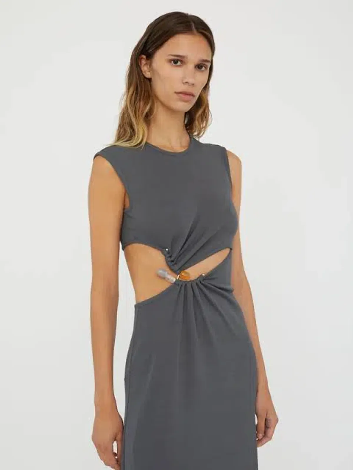 Christopher Esber Concave Stone Tank Dress Size AU 8 - Image 4