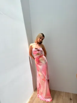 HNTR the Label Inka Dress Lillie Print Size Medium AU 10 for rent on The Volte - image 1