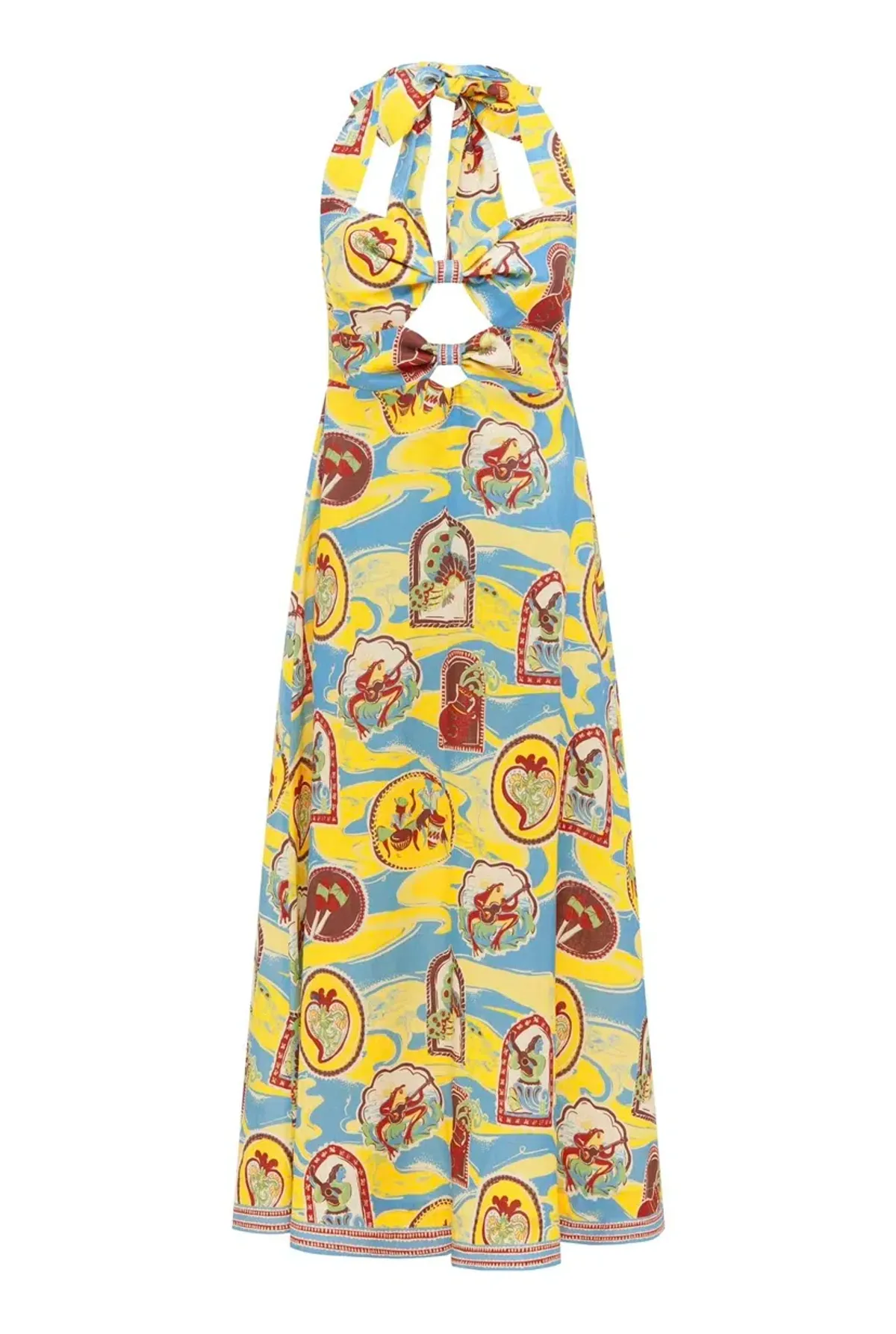 Alemais Emilio Midi Dress Print Size 10 - Image 2
