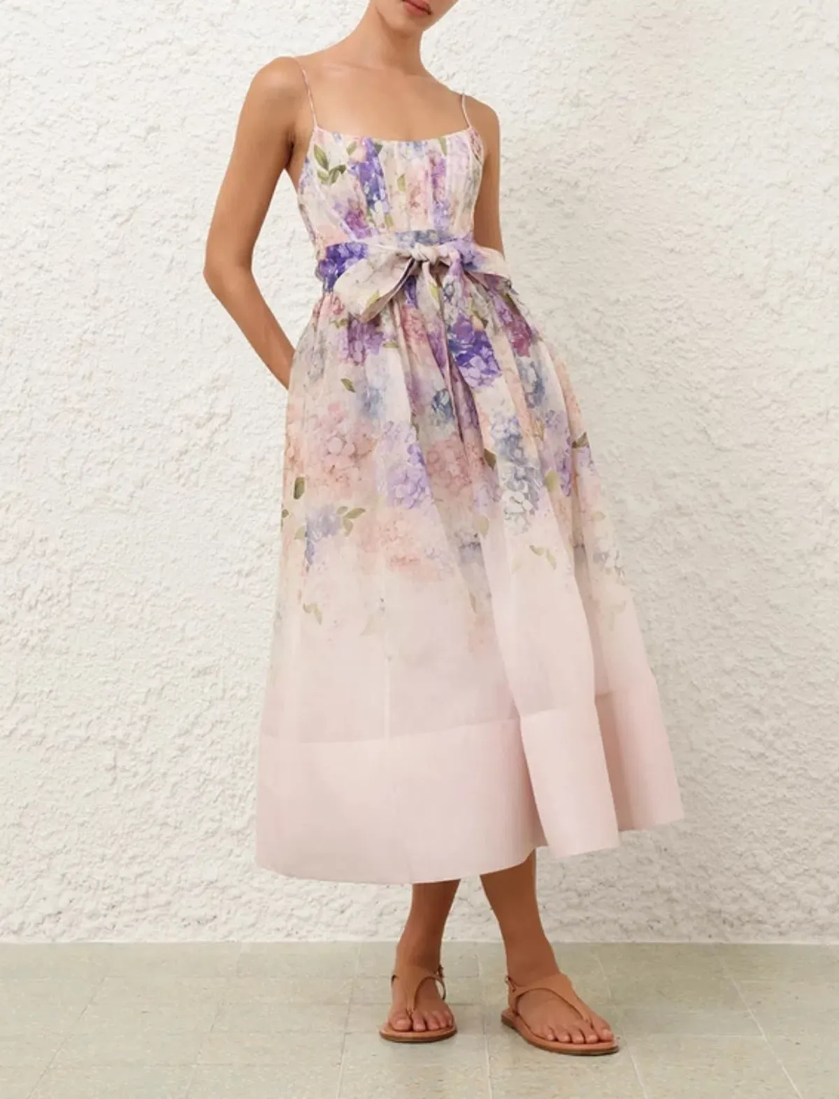 Zimmermann Dawning Corset Dress Floral Print Size 2/AU Size 12 - Image 2