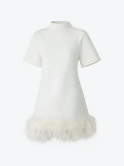 Rachel Gilbert Rita Mini Dress in Ivory Size AU 10 for rent on The Volte - image 1