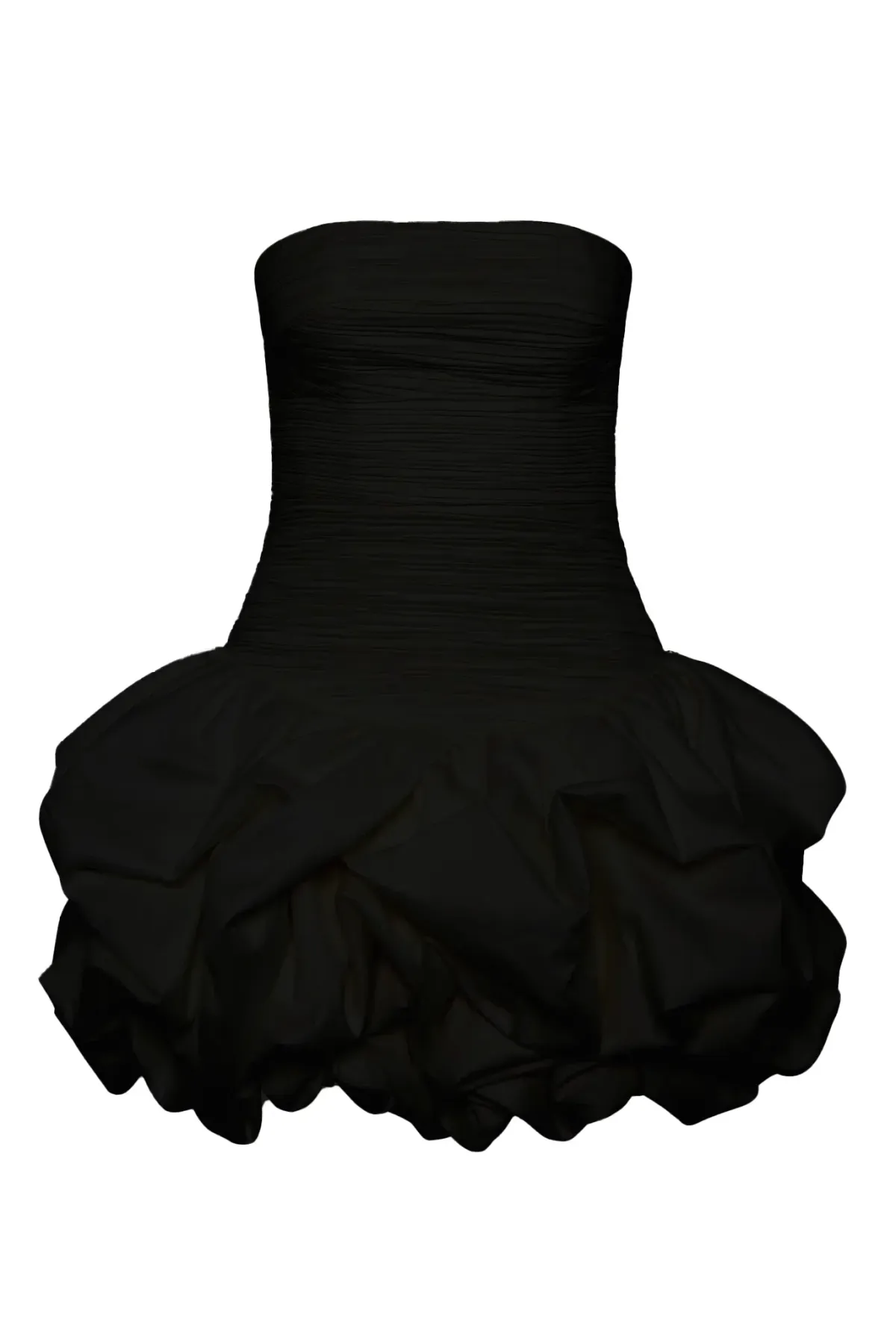 AJE Violette Bubble Hem Mini Dress in Black Size 8 - Image 4