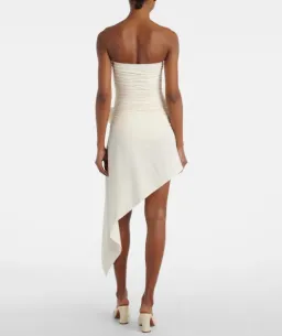 Magda Butrym Bodysuit & Asymmetrical Draped Swim Skirt Cream Size 34 (AU 6/8) for rent on The Volte - image 4