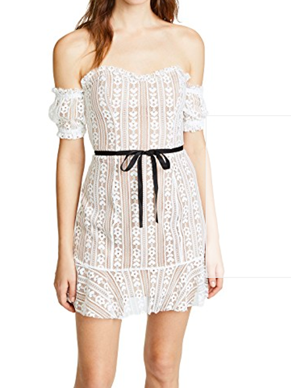 For Love and Lemons Dakota Lace Mini Dress size 6 - Image 1