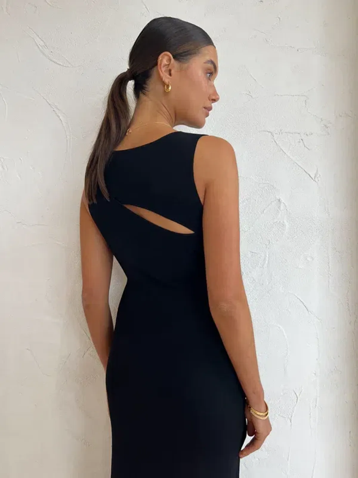 Sir the Label Nadja Cut Out Maxi Dress Black size AU 10 - Image 3