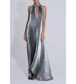 L'Idee Opera Gown Gunmetal Shimmer Size AU 8 for rent on The Volte - image 1
