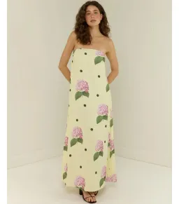 Palm Noosa Alessia Portofino Maxi Dress Polka Dot Print Size 12 for rent on The Volte - image 1