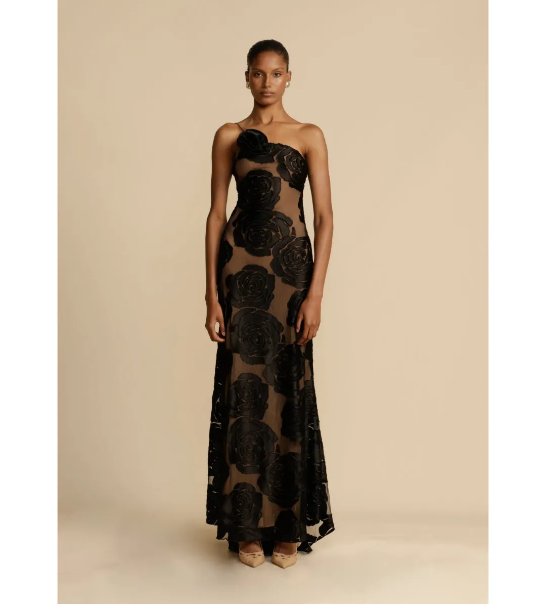 Arcina Ori Marcella Dress- Black- Size S / AU 8 for rent on The Volte - main image