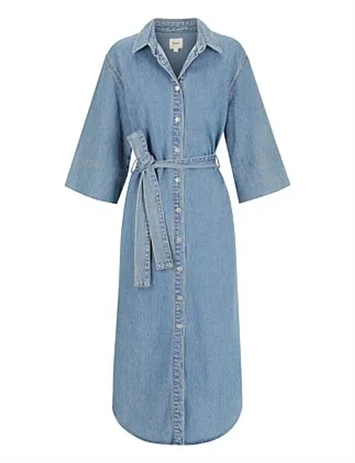 Morrison Fynn Denim Shirt Dress Size 10/2 - Image 5