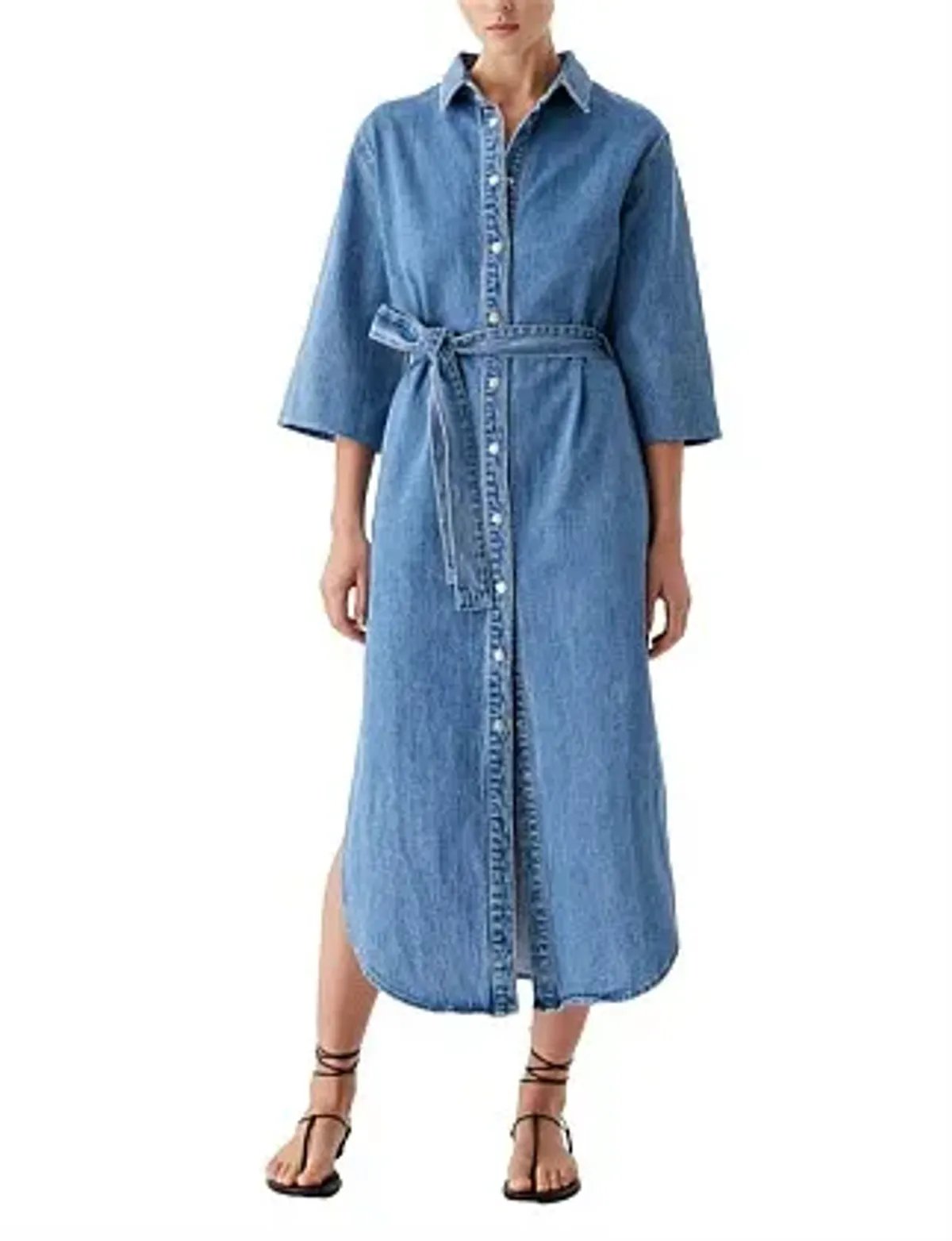 Morrison Fynn Denim Shirt Dress Size 10/2 - Image 1