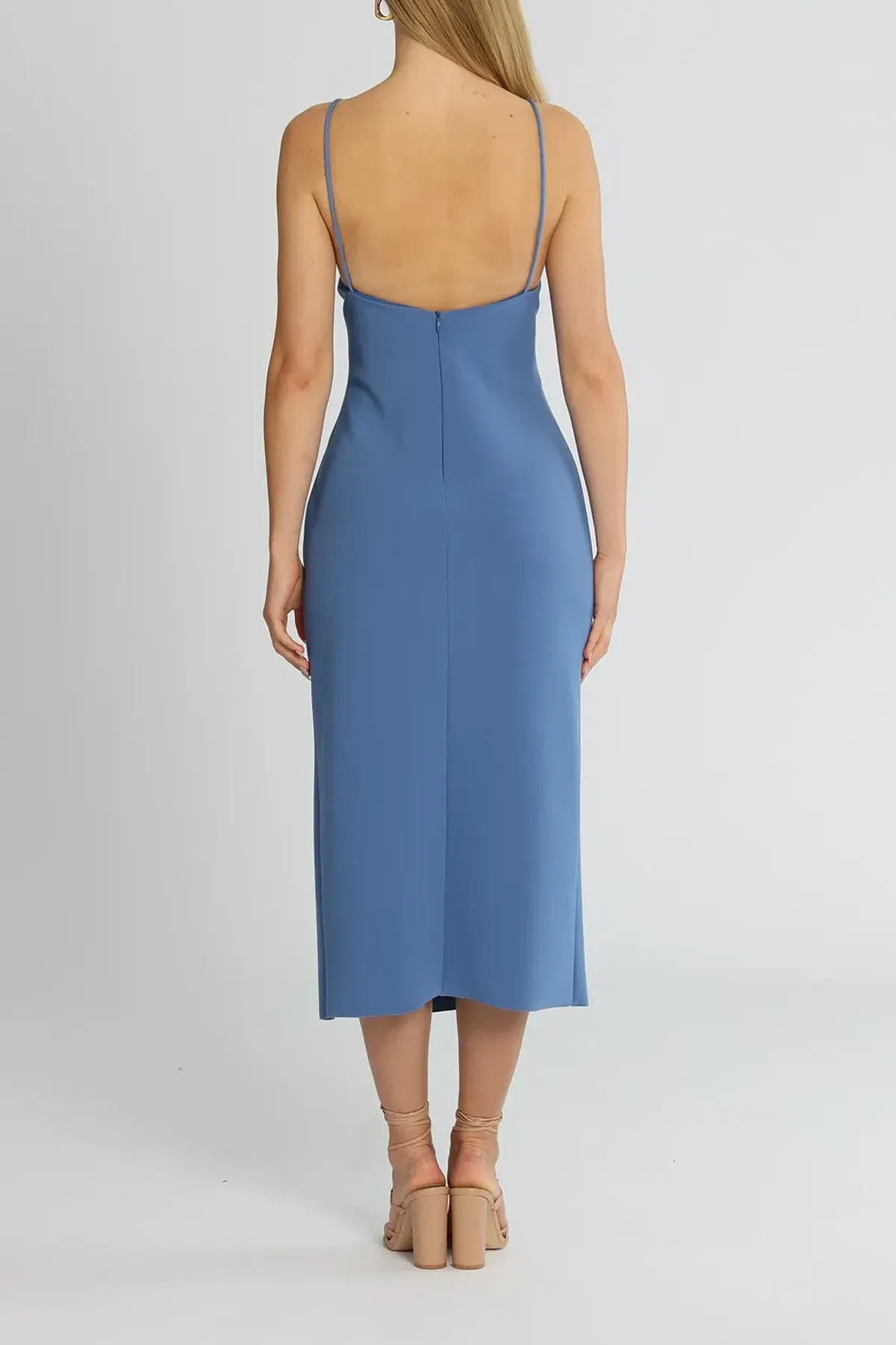 Bec & Bridge Josette Midi Dress Blue Size 10 - Image 2