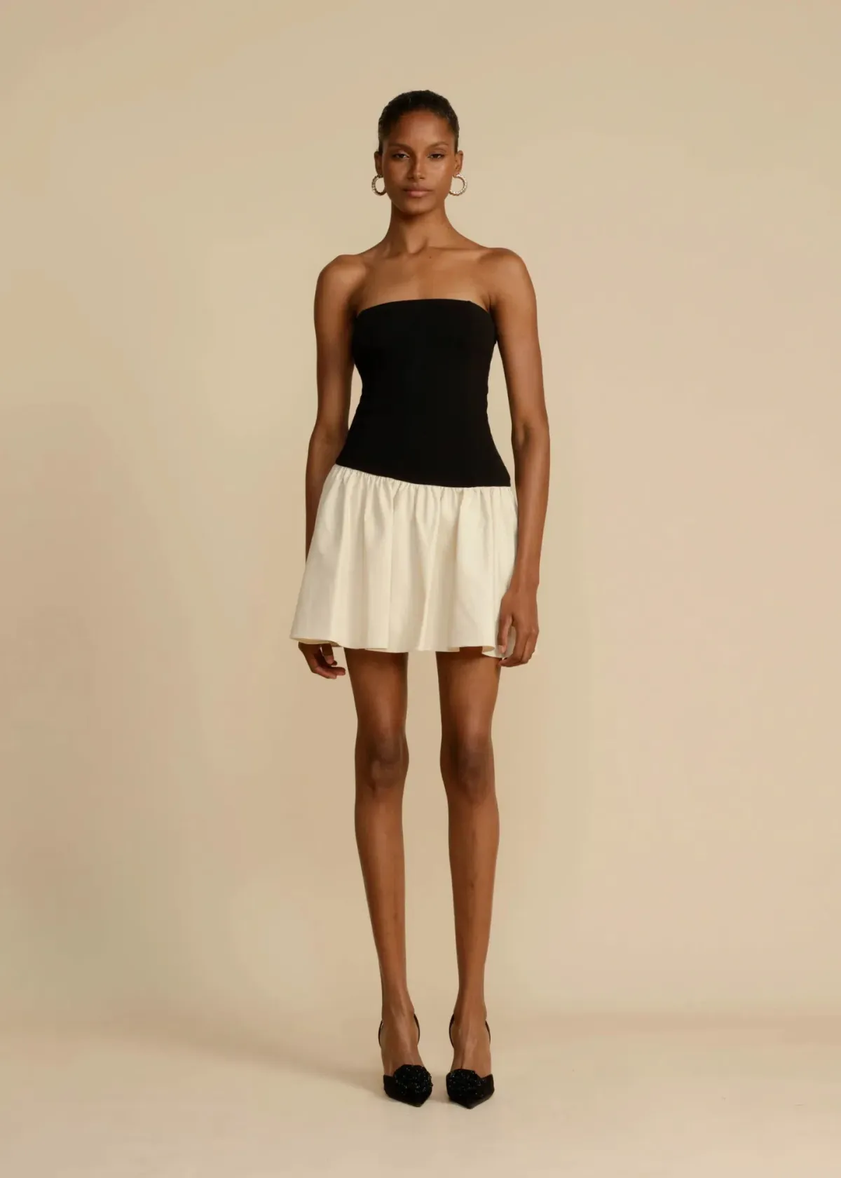 Arcina Ori Celine Mini Dress Black/White Size M / AU 10 - Image 3