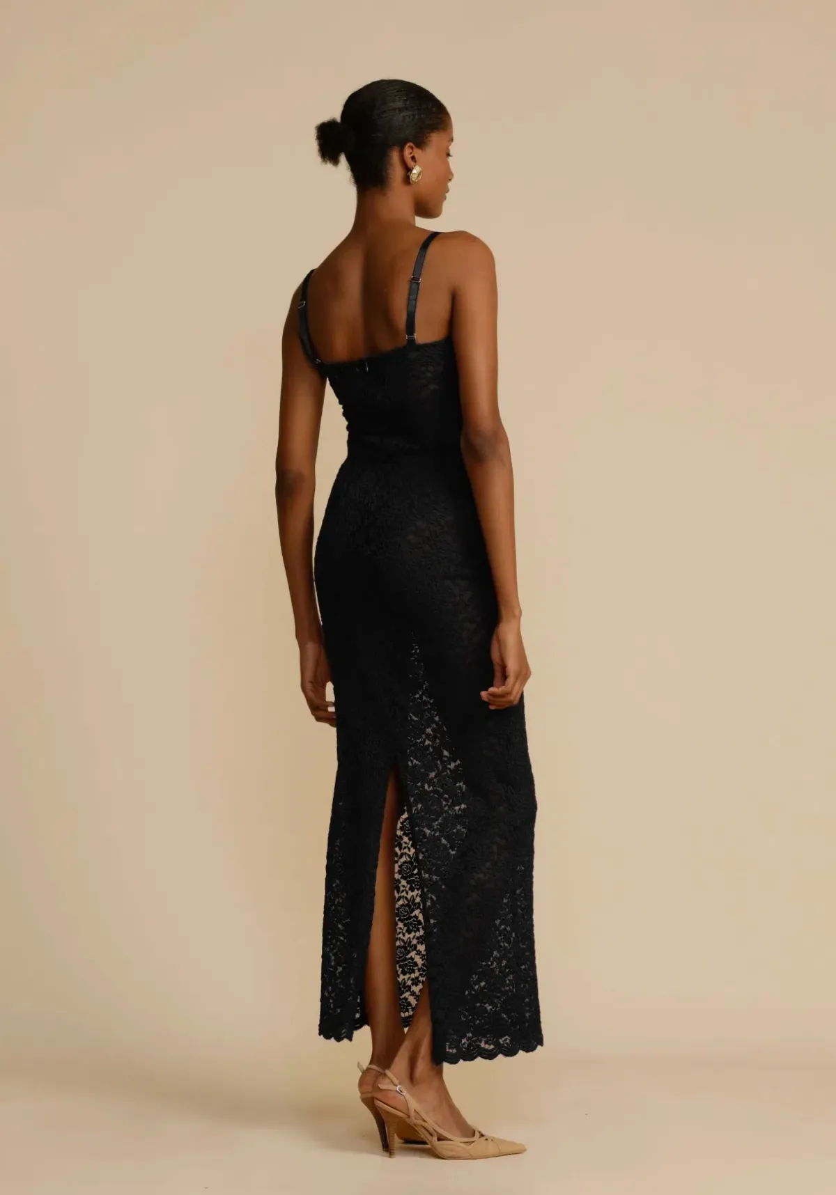 Arcina Ori Margot Maxi Dress- Black- Size S/ AU 8 - Image 3