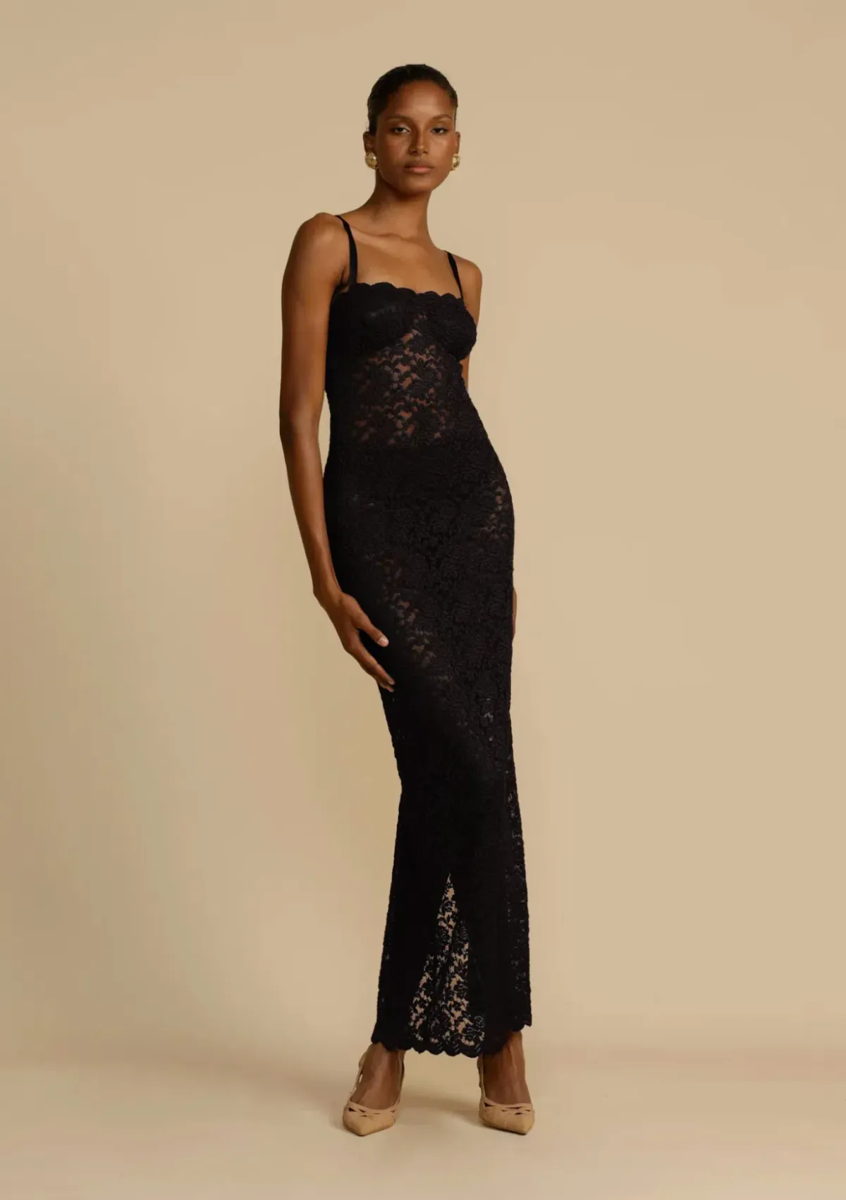 Arcina Ori Margot Maxi Dress- Black- Size S/ AU 8 - Image 2