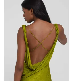 Rat & Boa Navarra Floor Length Dress Green Size 6 for rent on The Volte - image 2