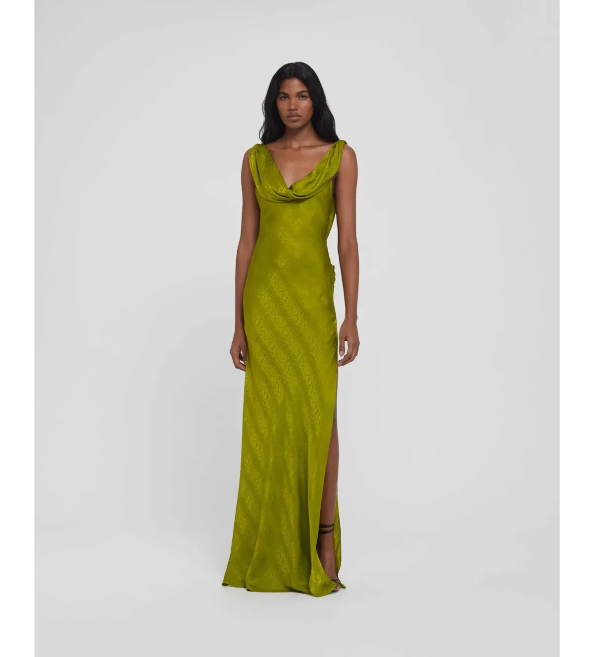 Rat & Boa Navarra Floor Length Dress Green Size 6 for rent on The Volte - main image