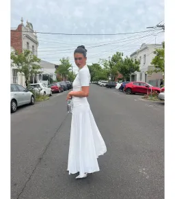 Bec & Bridge Seraphina Asym Dress in White Size AU 10 for rent on The Volte - image 3
