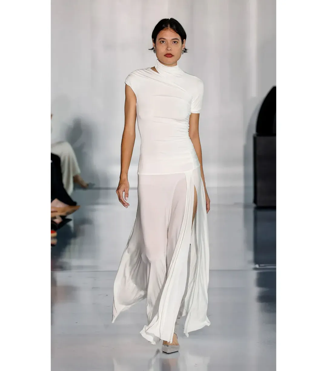 Bec & Bridge Seraphina Asym Dress in White Size AU 10 for rent on The Volte - main image