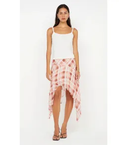 Bec & Bridge Lolita Asym Skirt in Check Size AU 10 for rent on The Volte - image 1