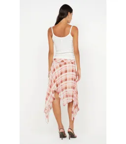 Bec & Bridge Lolita Asym Skirt in Check Size AU 10 for rent on The Volte - image 3