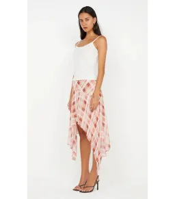 Bec & Bridge Lolita Asym Skirt in Check Size AU 10 for rent on The Volte - image 2
